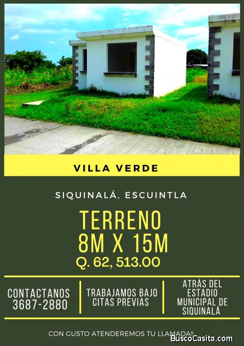 Terrenos en Escuintla, atrás del estadio de Siquinalá 