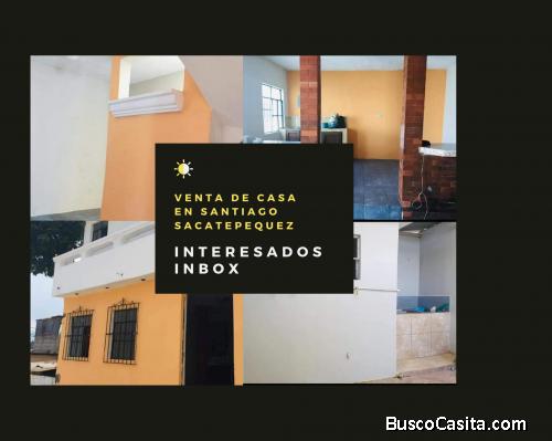 Venta de casa en santiago sacatepequez 