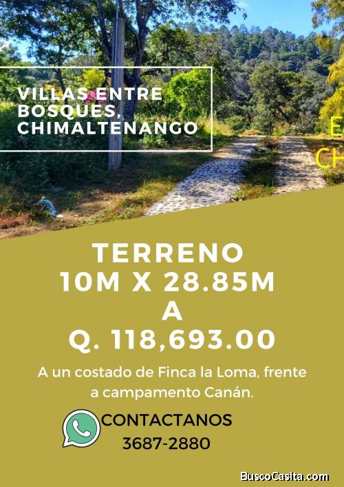 Terreno a 13 minutos del IGGS de Chimaltenango 