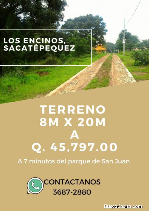 Terrenos a 7 minutos del parque de San Juan, Sacatépequez