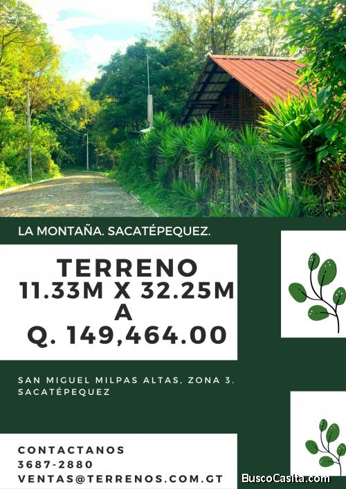 Terrenos en Dep. Sacatépequez, Guatemala.