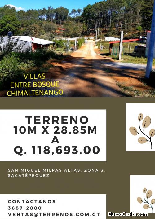 Terrenos en Chimaltenango, Guatemala.