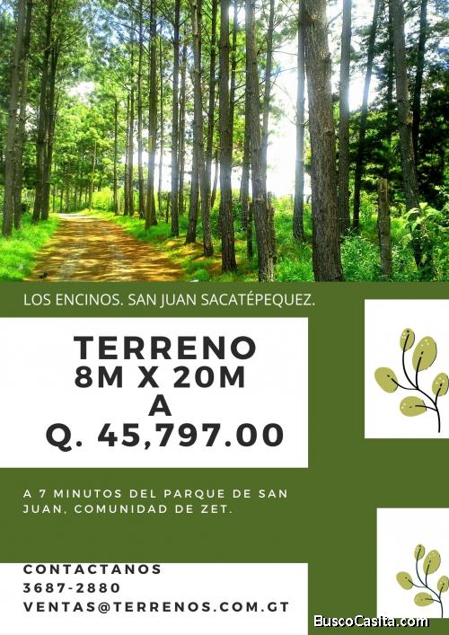 Terrenos San Juan, Sacatépequez, Guatemala.