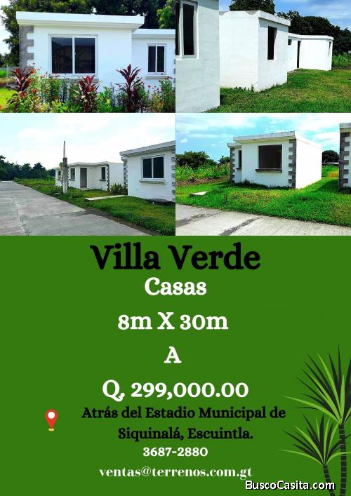 Casas en residencial, muy seguro y cómo, Siquinalá, Escuintla 
