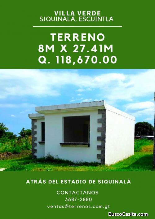 Terrenos en Siquinalá, Escuintla