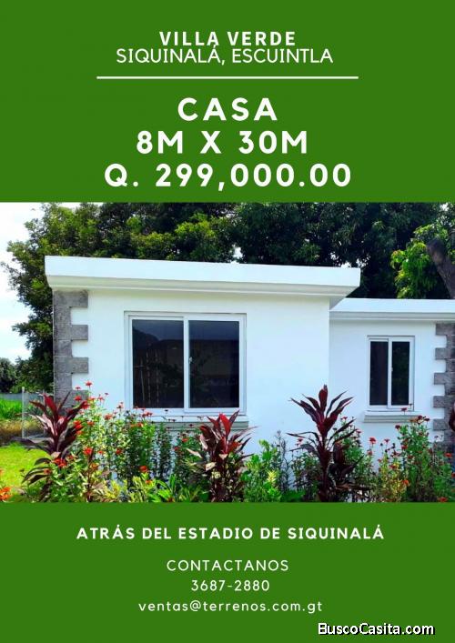 Casa en Siquinalá, Escuintla 