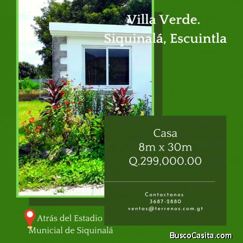 Casa en Siquinalá, Escuintla 