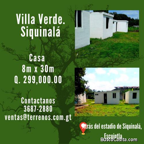 Casa en Siquinalá, Escuintla 