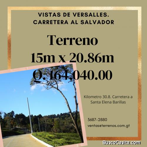 Carretera al Salvador, terrenos en venta 