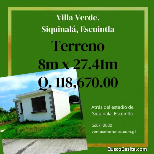 Siquinalá, Escuintla, terrenos en venta 