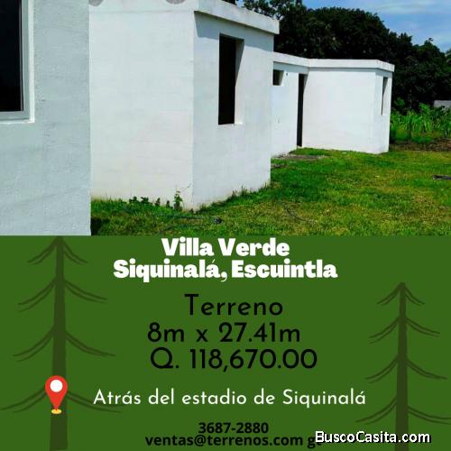 Terrenos en Siquinalá, Escuintla a la venta 