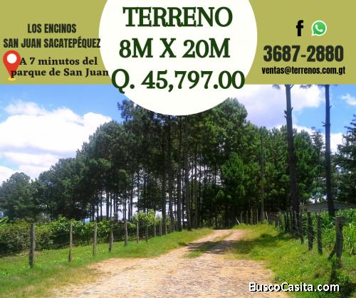 Venta de terrenos en San Juan Sacatepéquez