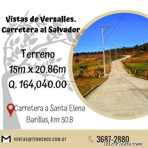 Bonito terreno a la venta en Carretera al Salvador 