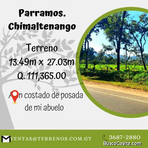 Bonito terreno a la venta en Parramos, Chimaltenango 