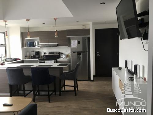 APARTAMENTO AMUEBLADO EN RENTA EN ZONA 10 / MUNDO INMOBILIARIO