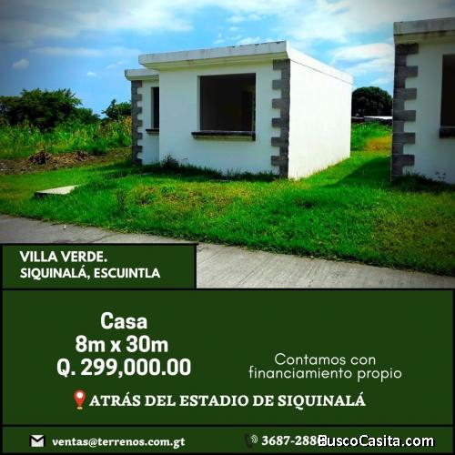 Vendo casa en Siquinalá 