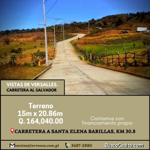 vendo terreno en Carretera al Salvador 