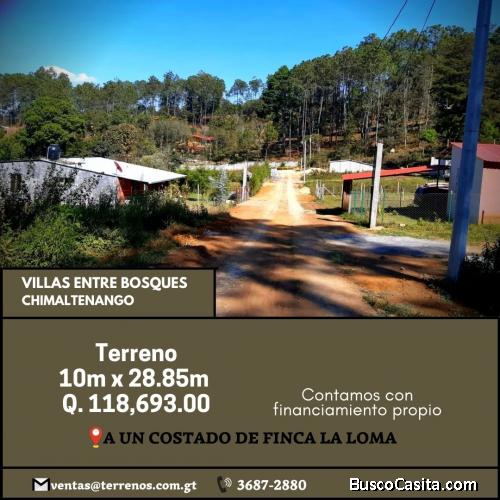 Vendo terreno en Chimaltenango 