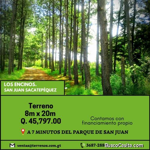 Vendo terreno en San Juan Sacatepéquez 