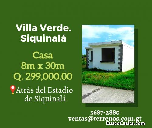 Venta de Casa en Siquinala 