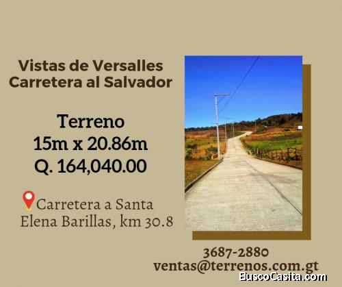 Venta de terrenos en Carretera al Salvador 