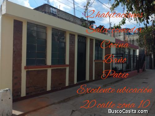 Alquilo casa Excelente ubicación zona 10