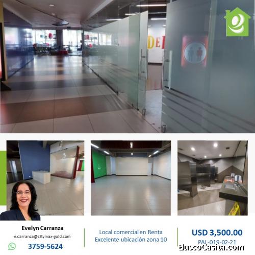 Local Comercial  en renta zona 10!