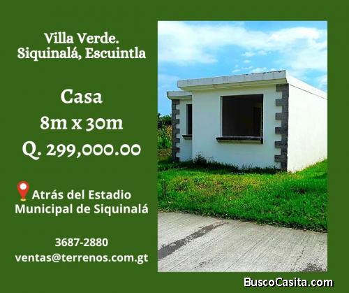 Casa en Siquinala en venta 