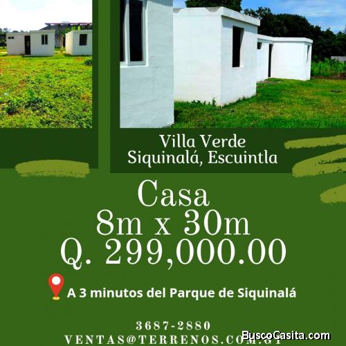 Terrenos en Siquinalá en un ambiente fresco