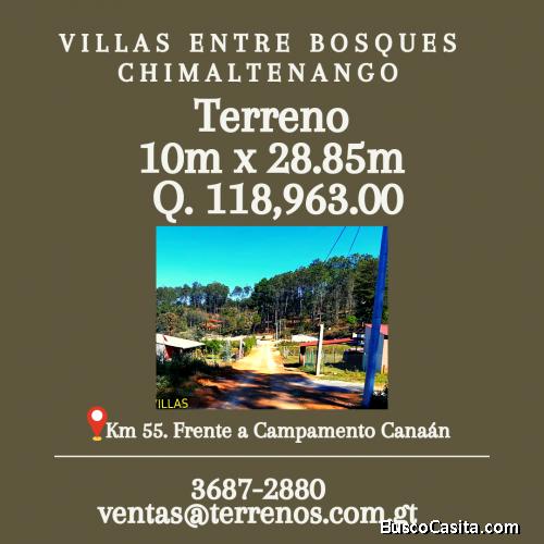 Terrenos en Chimaltenango a la venta 