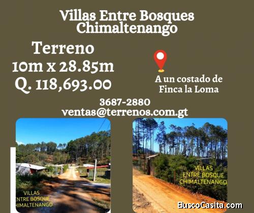 Chimaltenngo. Terrenos en venta 