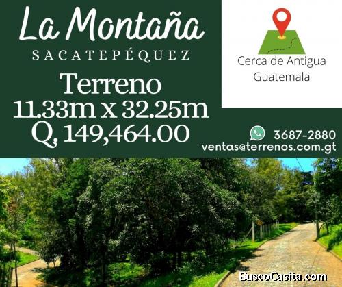Terrenos Cerca de Antigua Guatemala en venta 