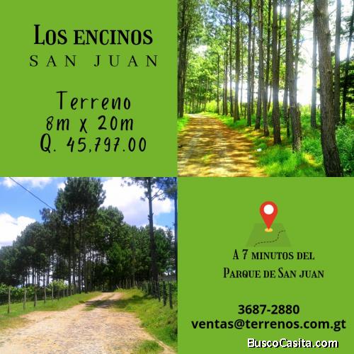 A 7 minutos del Parque de San Juan, terrenos en venta 