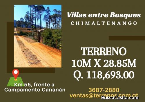 Terrenos en venta grandes a un excelente precio en Chimaltenango 