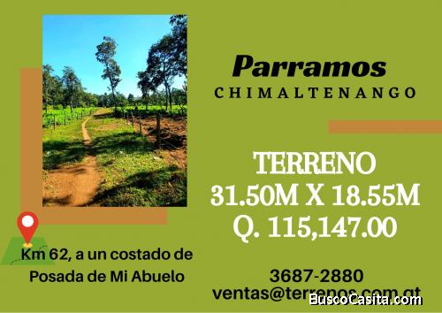 Terrenos en venta grandes a un excelente precio en Parramos