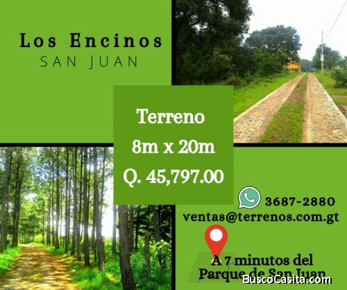 Terrenos en venta listos para construir en San Juan Sacatepéquez 