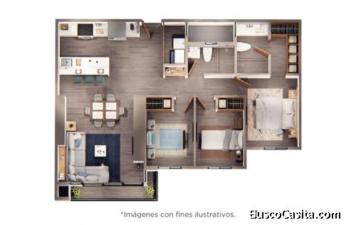 Hermoso y Moderno Apartamento en Venta Zona 15 3 Habitaciones