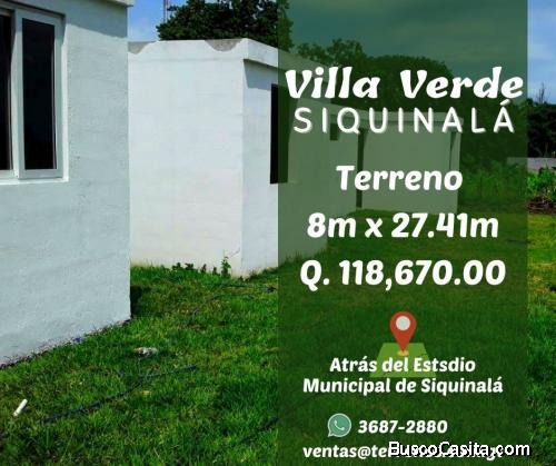 Terrenos en Siquinala 