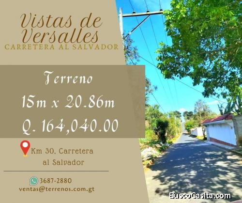 Carretera al Salvador, Terrenos grandes en venta 