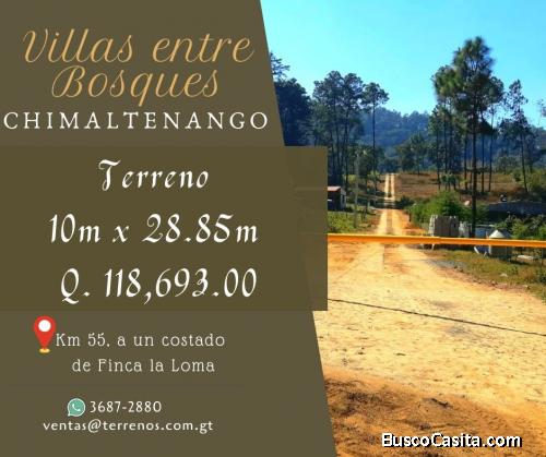 Chimaltenango, Terrenos grandes en venta
