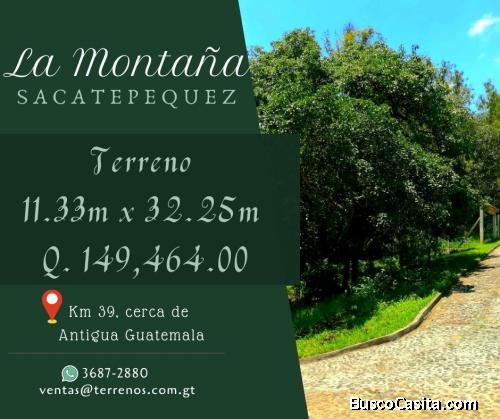 Sacatepéquez, Terrenos grandes en venta