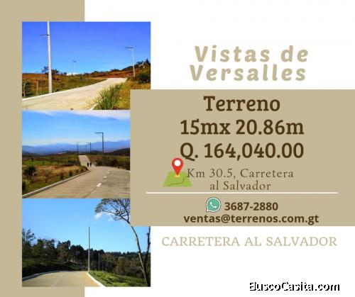 Vendo terrenos con facilidades de pago en Carretera al Salvador