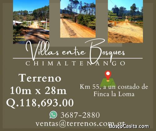Terrenos en venta en Chimaltenango 