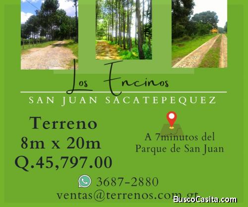 Terrenos en venta en San Juan Sacatepez 