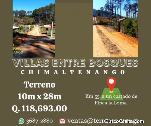 Vendo Terrenos dentro de un área privada en Chimaltenango 
