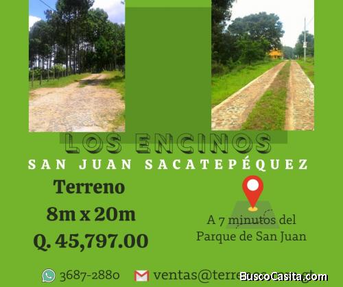 Vendo Terrenos en un área privada en San Juan Sacatepéquez 