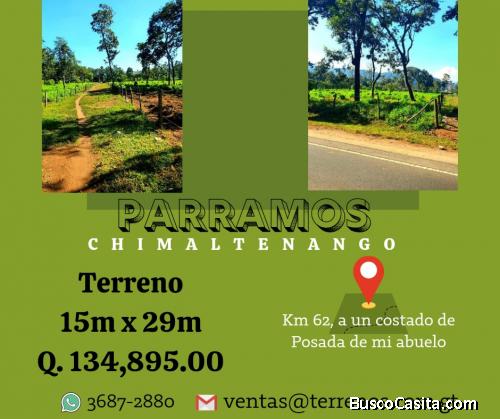 Vendo terrenos en un area privada en Parramos 