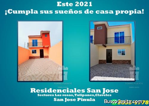 Vendo casa hermosa y nueva de 2 niveles en residenciales San Jose en San Jose Pinula.
