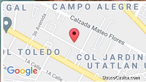 Vendo : terreno colonia Toledo. Zona 7 fuera de garita 