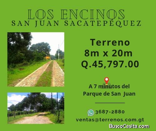 Terrenos económicos en San Juan Sacatepequez 